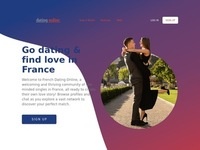 French Dating Online Homepage Image